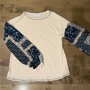 Elegant Cream Boho Top